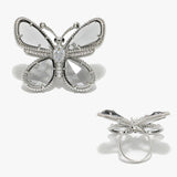 89643, BUTTERFLY ONE SIZE ADJUSTABLE RING