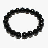 89663, NATURAL GEMSTONE BEADED STRETCH BRACELET