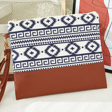 89743, AZTEC MINI CLUTCH/CROSSBODY BAG