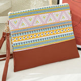 89743, AZTEC MINI CLUTCH/CROSSBODY BAG