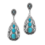 Western Semi Stone Earring