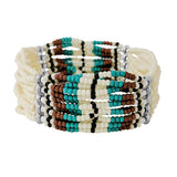 Western Seed Beaded Stretch Bracelet - view 3