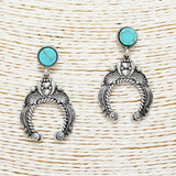 Western Squash Blossom Earring