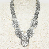 Western Tribal Engraved Necklace