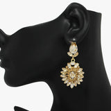 89857, MULTI RHINESTONE EVENING EARRING