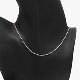89859, DAINTY BEADED NECKLACE