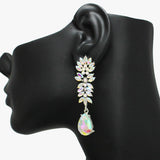 89912, RHINESTONE DANGLE DROP EVENING EARRING