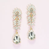 89912, RHINESTONE DANGLE DROP EVENING EARRING