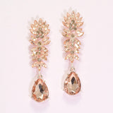 89912, RHINESTONE DANGLE DROP EVENING EARRING