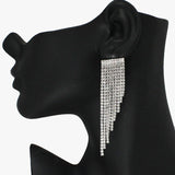 89955, CRYSTAL RHINESTONE EVENING DROP EARRING