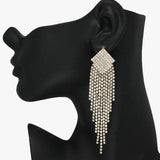 89956, CRYSTAL RHINESTONE EVENING DROP EARRING