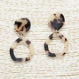Tortoise Acetate Earring - view 3