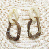 Geometric Celluloid Acetate Earring