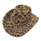 Faux Fur Leopard Print Cowboy Hat – Brown-2 · HT-1005-BR-2_RZ 8