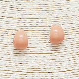 Rounded Color Coated Post Earring - view 3