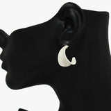 Color Rubber Coated Post Earring - view 3