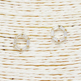 Gold Dipped Hexagon Stud Earring
