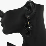 90059, MULTI RHINESTONE EARRING