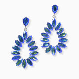 90062, MARQUISE ACCENT RHINESTONE EARRING