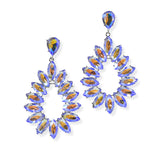 90062, MARQUISE ACCENT RHINESTONE EARRING