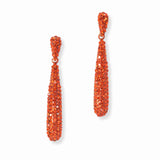 90070, PAVE RHINESTONE DROP DANGLE EARRING