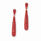 90070, PAVE RHINESTONE DROP DANGLE EARRING