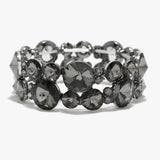 90086, BUBBLE RHINESTONE STRETCH BRACELET