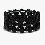 90088, MULTI RHINESTONE STRETCH BRACELET