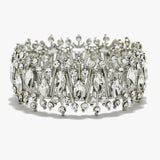 90089, MULTI RHINESTONE STRETCH BRACELET