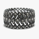 90090, TEARDROP ACCENT RHINESTONE STRETCH BRACELET