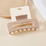 90145, TWO TONE GRANDE HAIR CLAW / HAIR CLIP