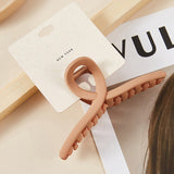 90146, SOLID COLOR SINGLE KNOT HAIR CLAW / HAIR CLIP