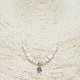 SEA Turtle Charm Mixed Beaded Necklace - view 2