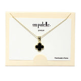 Dainty Clover Pendant Necklace - view 2