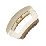 90241, GEOMETRIC SOLID COLOR HAIR CLAW, HAIR CLIP