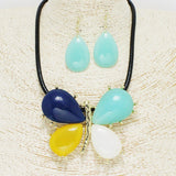 90258, BUTTERFLY CELLULOID ACETATE NECKLACE