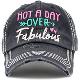 90267, "NOT A DAY OVER FABULOUS" VINTAGE BALL CAP