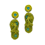 90298, FLIP FLOP BEADED EARRING