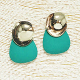 Geometric Wood Accent Earring - view 5