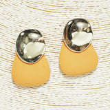 Geometric Wood Accent Earring - view 4