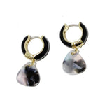 Celluloid Acetate Accent Huggie Earring - view 2