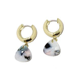 Celluloid Acetate Accent Huggie Earring - view 3