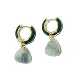 Celluloid Acetate Accent Huggie Earring