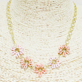 90426, FLOWER SEED BEADED NECKLACE