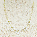 90426, FLOWER SEED BEADED NECKLACE