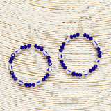 90427, RESIN MIX BEADED EARRING