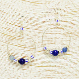 90428, RESIN BALL BEADED EARRING