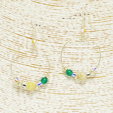 90428, RESIN BALL BEADED EARRING