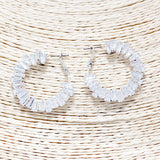 90488, BAGUETTE CUBIC ZIRCONIA EVENING EARRING, WEDDING, BRIDAL, PROM