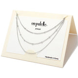 Dainty Chain Triple Layered Necklace